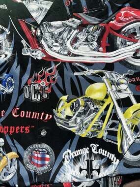 2004 Orange County Choppers Shirt XL Button Up Vintage